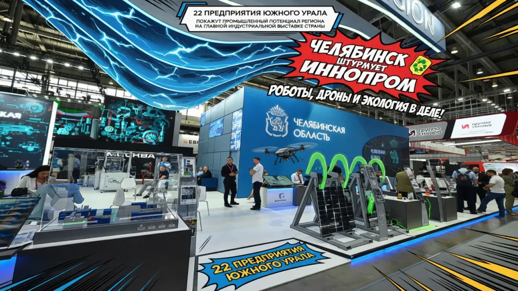 Челябинск штурмует ИННОПРОМ. Роботы, дроны и экология в деле!
